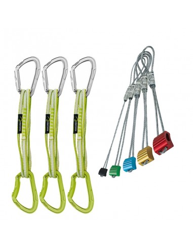lot de 5 pièces + 3 ensembles de missions (60cm) - fisureros et bandes étendues - camp/edelrid