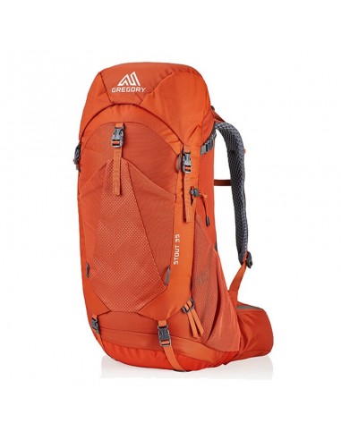 stout 35 - sac à dos de randonnée durable et durable 35 l (orange spark) - gregry