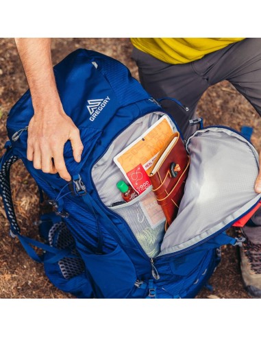 katmai 55 - sac à dos de randonnée 55 l pour homme (bleu empirique) - gregry