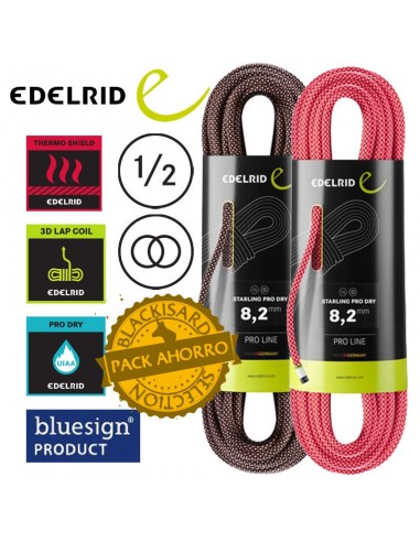 Pack 2 cuerdas Starling Pro Dry 8,2...