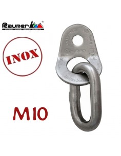 Plaqueta Wing M10 inox. con...