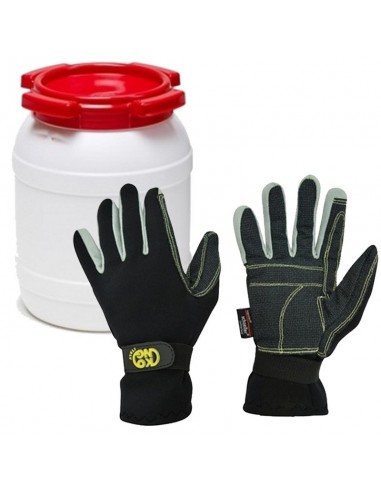 Pack Canyon Gloves de Kong + Bidon estanco de 6 l de Curtec