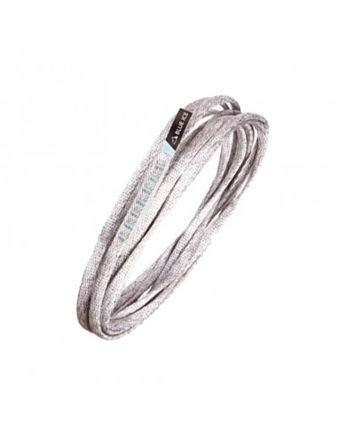 pack 2 rainure lumineuse de mission 180 cm (blanc/gris) - dyneema tubulaire 8 mm - glace bleue