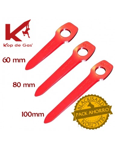Pack 3 piton Universal duro Brassiero (60+80+100mm) - Kop de Gas