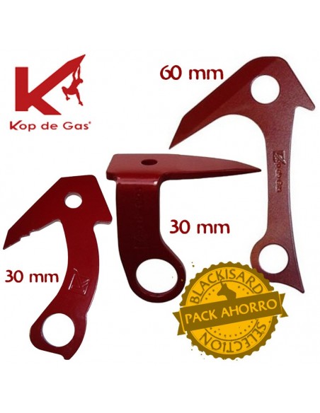 Pack 3 anclas (horizontal + grande + super ancla 60) - Kop de gas
