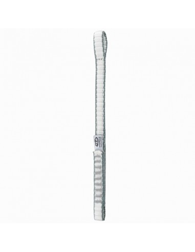 extension dyneema 22 cm (blanc-gris-bleu foncé) - bande express dyneema - technologie d'escalade