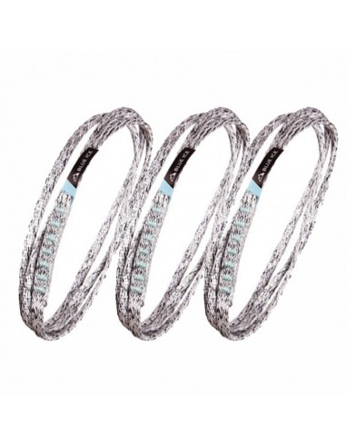 boîte 3 rainure de lumière de mission 60 cm (blanc/noir) - anneau tubulaire dyneema 8 mm - glace bleue