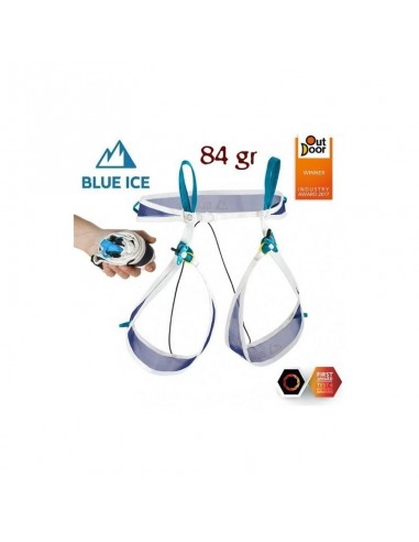Pack casco Sirocco (Blanco) + arnes choucas light - Petzl / Blue Ice