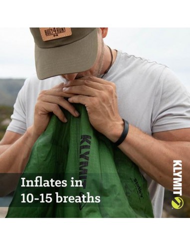 statique v (vert) - ruche compacte et légère gonflée - klymit