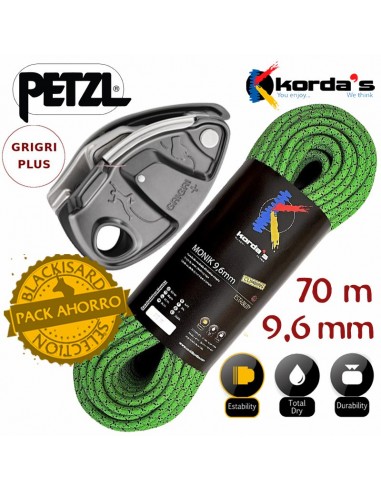 Pack Monik 70m + Grigri Plus -...