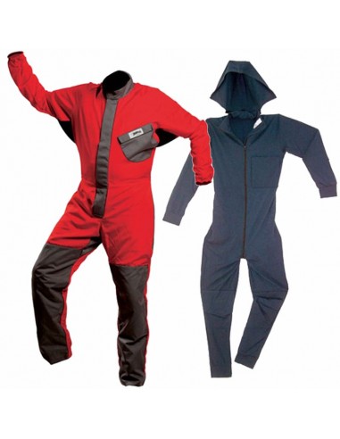 Pack Cueto (Rojo-Gris) + Butron - pack monos exterior e interior para espelologia - Rodcle/MTDE