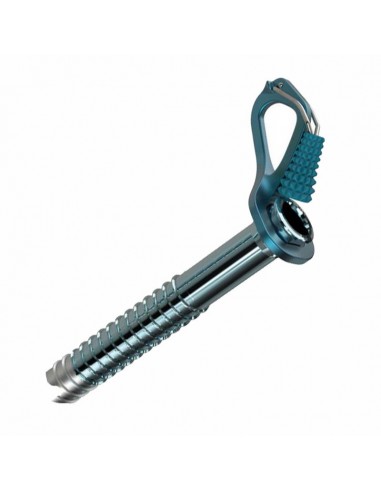 Aero lite 16cm (Blue) - tornillo de hielo ultraligero con manivela - Blue Ice