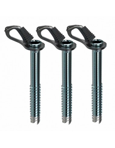 Pack 3 Aero Lite 19cm - Tornillos de hielo - Blue Ice