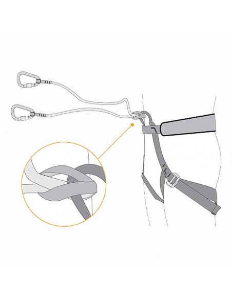 Bungee - dragonera bífida - Singing Rock