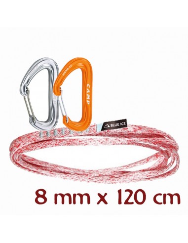 Cinta extensible 120cm con mosquetones Nano - Blue Ice / Camp