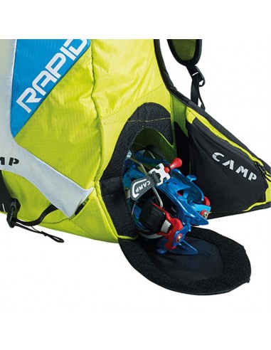 rapide - sac à dos ski 20L (noir/vert) - camp