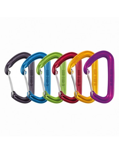 Hawk Wire 6-pack - Mosquetón alambre pequeño y ligero - Ocun