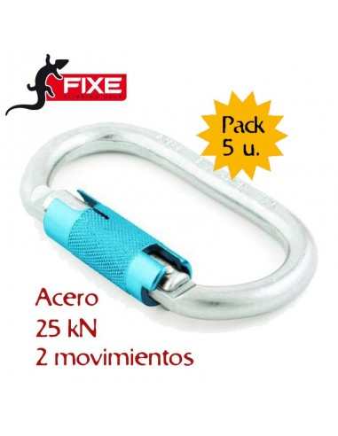 Pack 5 Adur Twist - Mosquetón...