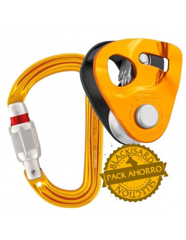 Pack polea Nano Traxion + mosqueton SM\'D Screw - Petzl