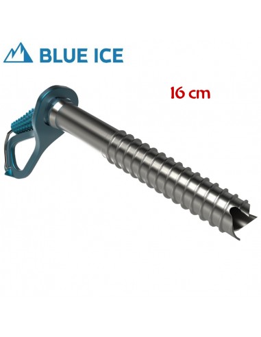Aero Ice Screw (Blue) 16 cm - Blue Ice