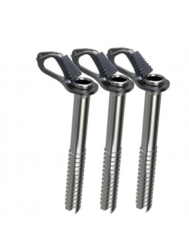 Pack 3 Aero Ice Screw - Blue Ice