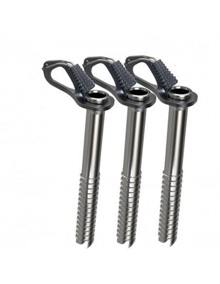 Pack 3 Aero Ice Screw - Blue Ice