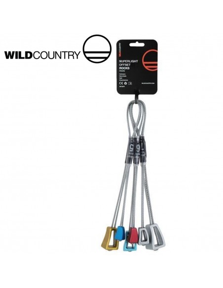 Superlight offset rock (5-10) - Juego de 6 fisureros - Wild Country