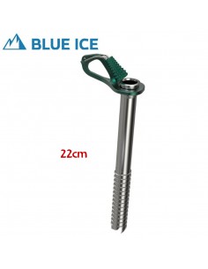 Aero Ice Screw (Green) 22 cm - Blue Ice 2