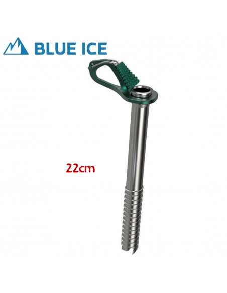 Aero Ice Screw (Green) 22 cm - Blue Ice