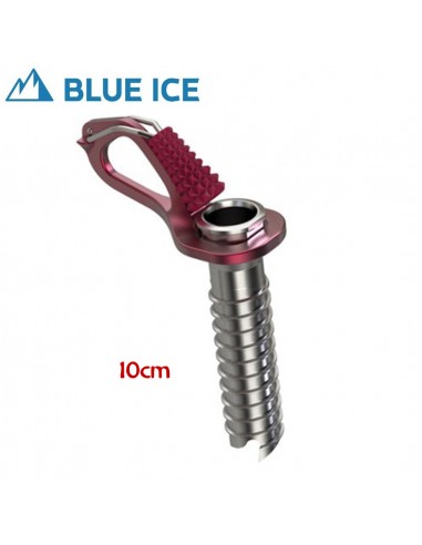Aero Ice Screw (Red) 10 cm - BLUE ICE