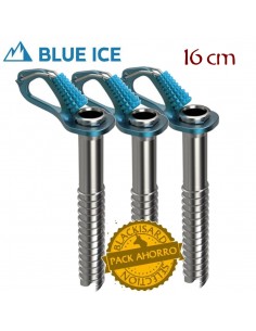 Pack 3 Aero Ice Screw - Blue Ice 2