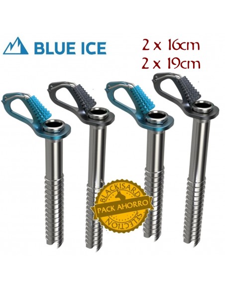 Pack 4 Aero Ice Screw - Blue Ice