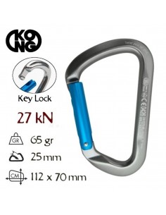Mousqueton Large Multiuse droit (argent) - Kong