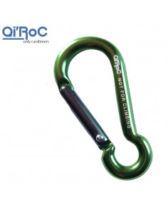 Miniper 6 mm vert - mousqueton porte-clés - Qi'roc