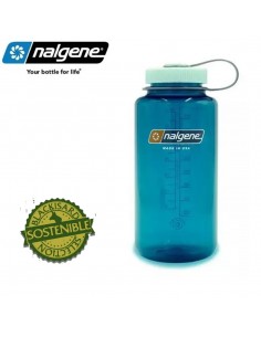 Gourde à goulot large Sustain 1000 ml (Bleu mer) - Nalgene