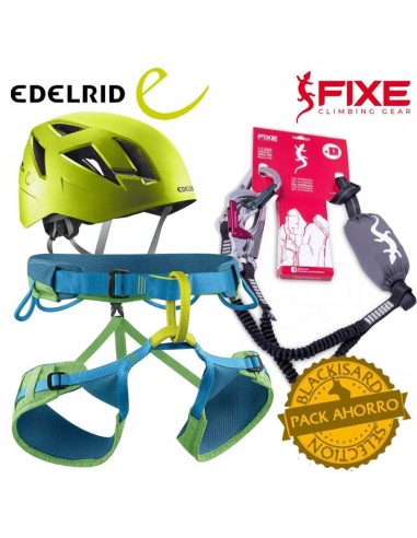 Pack ferrata 3 éléments - Edelrid/Fixe