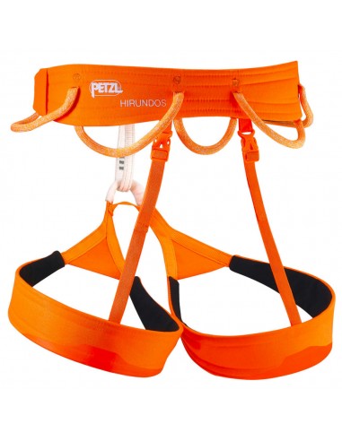 Hirundos Orange - Harnais léger et confortable, pour la performance en escalade - Petzl