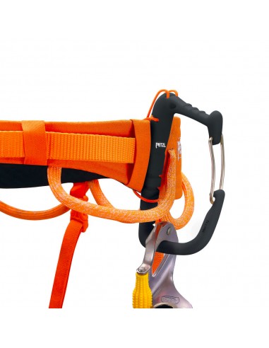Hirundos Orange - Harnais léger et confortable, pour la performance en escalade - Petzl