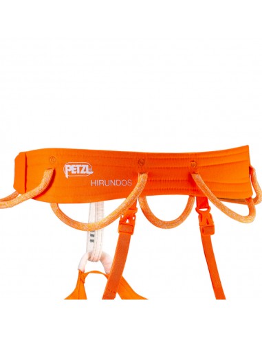 Hirundos Orange - Harnais léger et confortable, pour la performance en escalade - Petzl