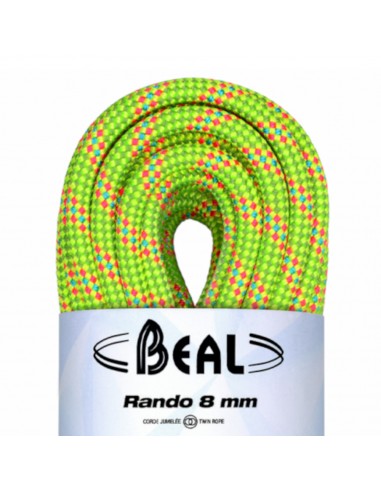 Corde Beal Rando Golden Dry 8mm 30m