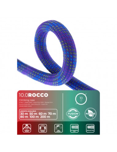 Corde Rocco 10 mm Fusion 60 m
