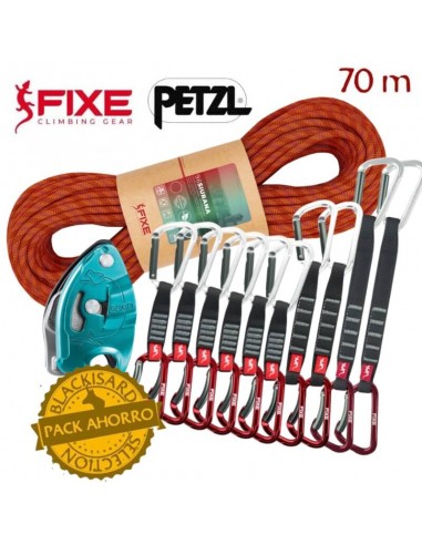 Pack Siurana 9,6mm (70m) + Grigri +...