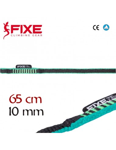 Fosca 10mm x 65cm (noir/vert) -...