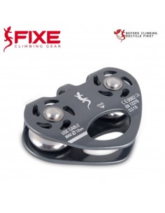 Poulie double axe tyrolienne Fixe 2