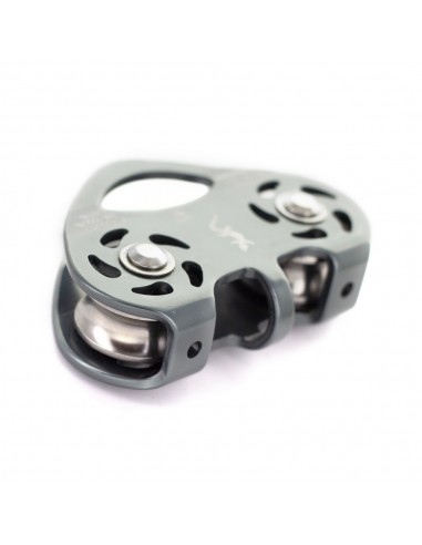 Pack 2 poleas doble eje para tirolinas de cable - Fixe