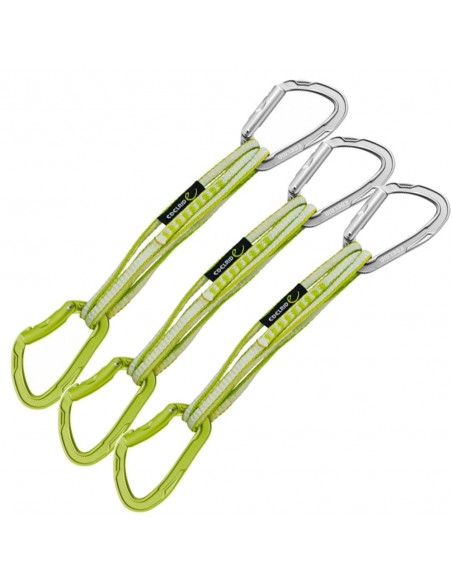 Pack 3 longes express alpines Mission Set 60 cm - Edelrid