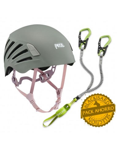 Pack casque Borea Turquoise + dissipateur Cable Comfort VI - Petzl / Edelrid
