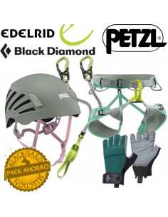Pack via ferrata femme 4 éléments - Jayne + Crag half + Borea + Cable kit 6.0 2