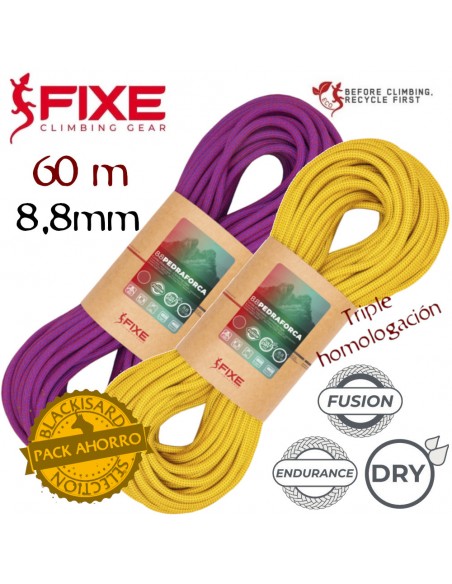Pack de 2 chaînes triple homologation Refroidir Pedraforca 8,8mm 60m.