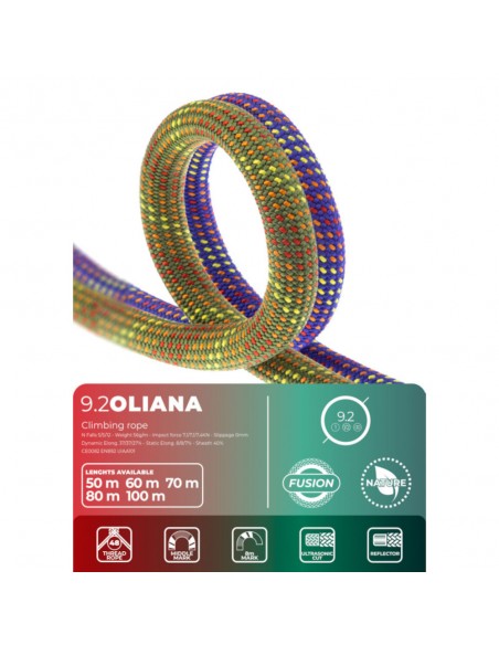 Corde Oliana 9,2 mm 70 m de Fixe
